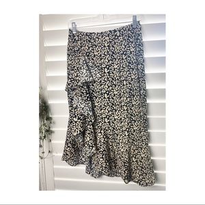 NWT Nasty Gal leopard print midi skirt